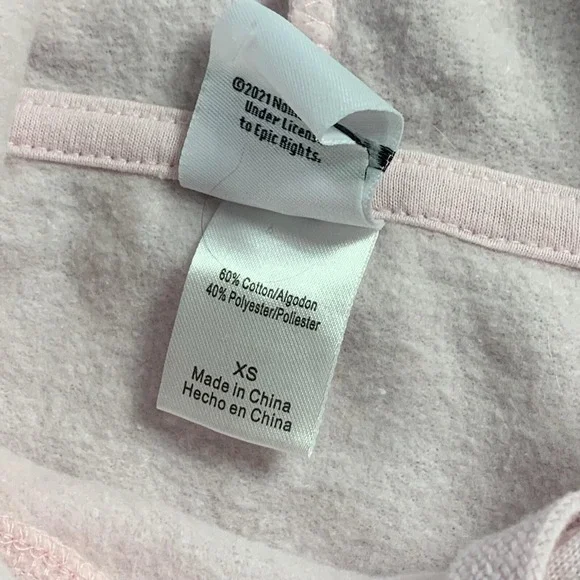 Journey Hoodie Womens Extra Small XS Pink Pullover Sweatshirt Pocket Graphic NWT - Picture 6 of 16